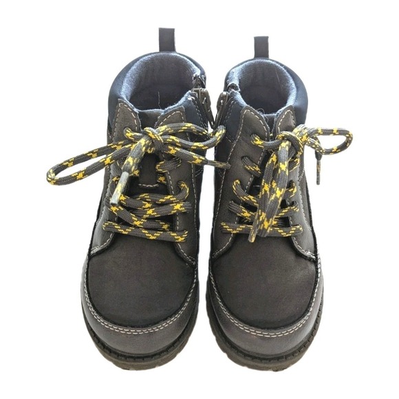 Carter's Boy's Girl's Unisex Trail Hiking Boots Grey Toddler High Shoes Size 9M - Picture 3 of 9